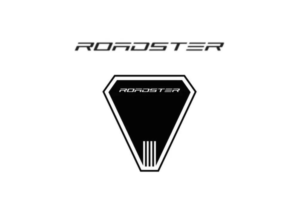 Los dos diseños registrados por Tesla como la marca comercial Roadster.